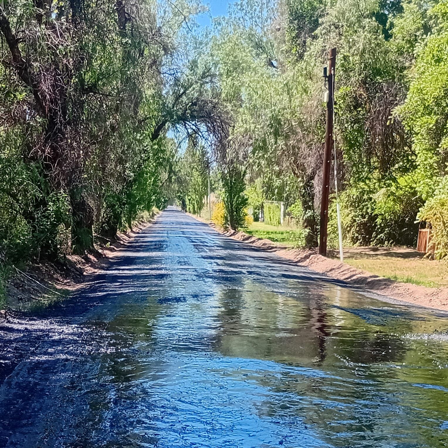 Vialidad Mendoza recuperó una calle de San Rafael con fuerte perfil ...